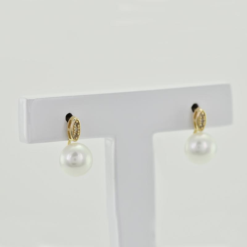 Romantische Silberkollektion mit Perlen und Diamanten Glaume 73211