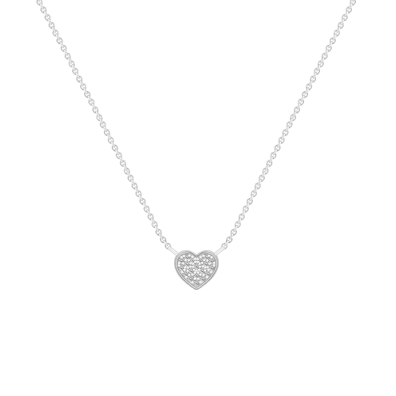 Diamant-Halskette in Herz-Form Sie 92661