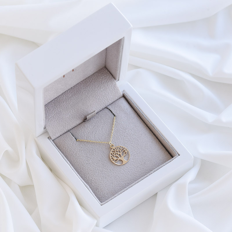 Halskette aus Gold mit Baum des Lebens Zlatten 93431