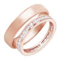 Eternity-Ring mit Lab Grown Diamanten und Komfortring Branko