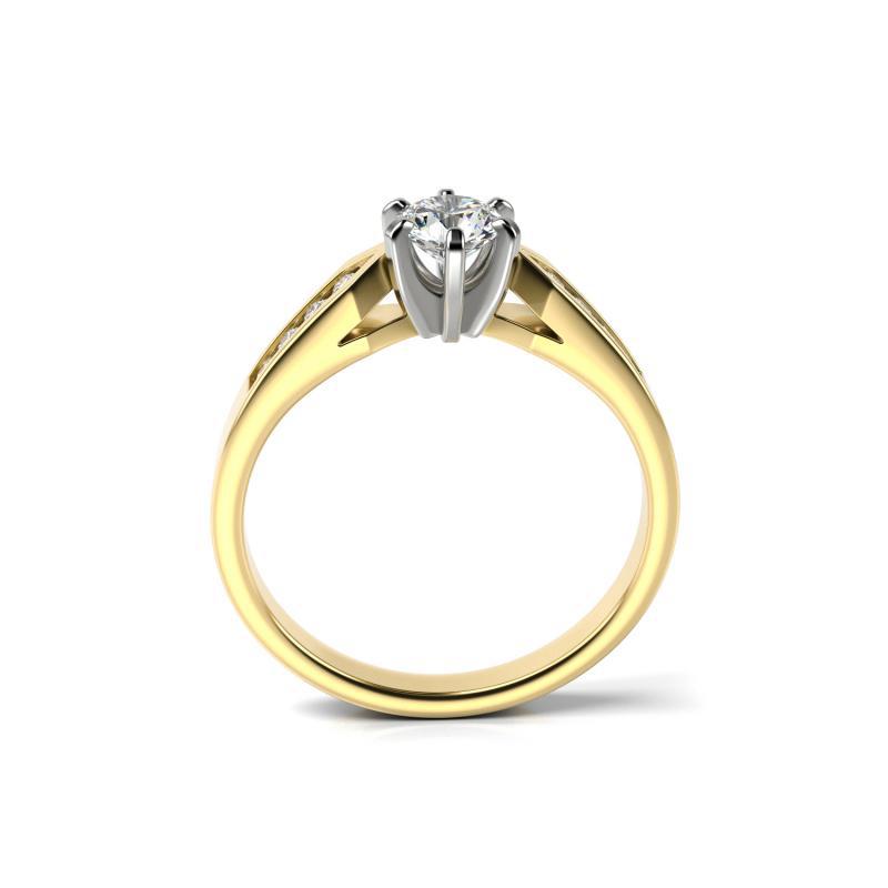 Verlobungsring mit Diamanten aus Gold Mita 12792