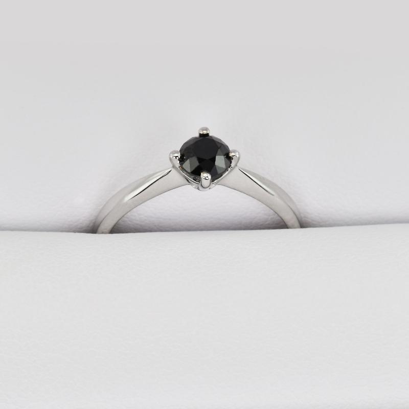 Verlobungsring mit schwarzem Diamant Mahiya 13382