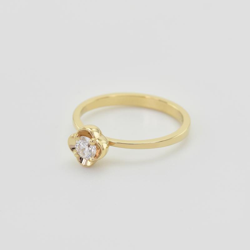 Ring mit weißem Diamant 17262