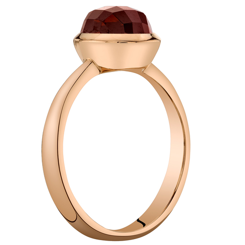 Ring mit Granat aus Roségold Pitie 26032