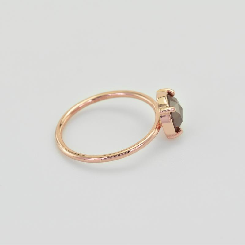 Goldener Ring mit Diamant im Rosenschliff Vertius 34322