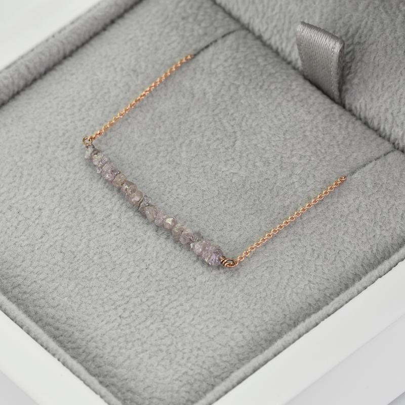 Armband aus Gold mit rosa ungeschliffenen Diamanten Benaty 38652