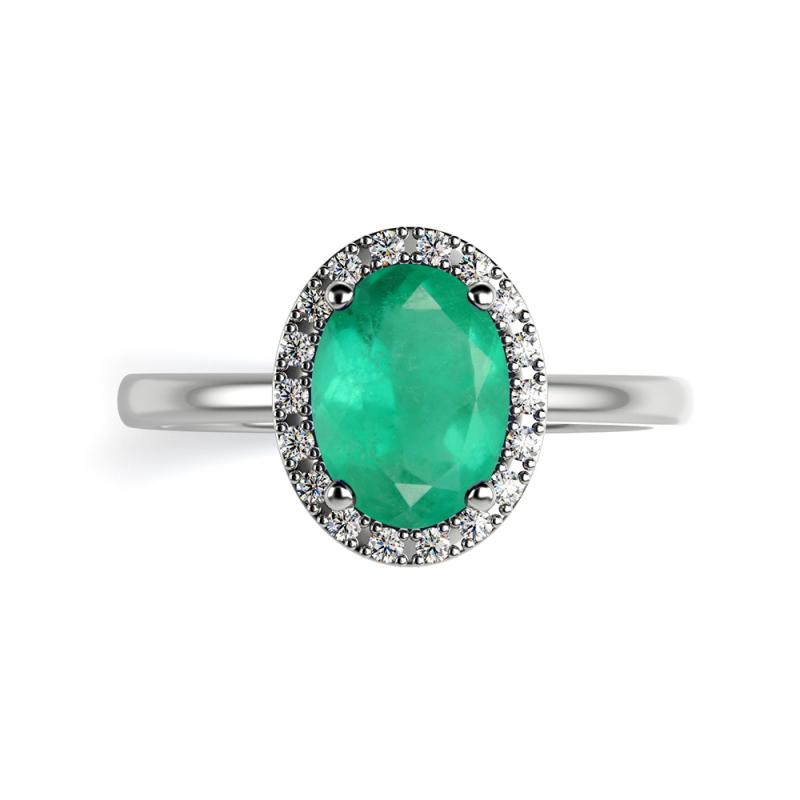 Smaragdring mit Diamanten Arya 40432
