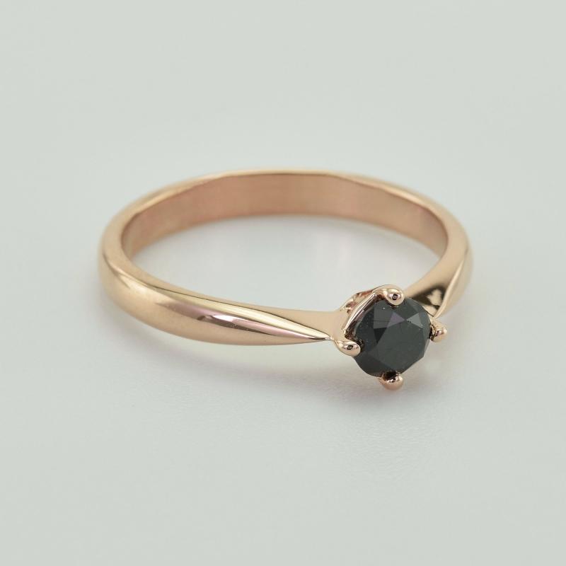 Verlobungsring mit schwarzem Diamant Mahiya 42472