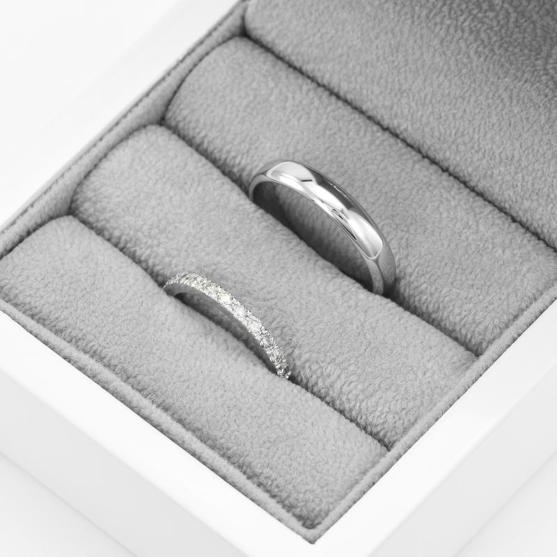 Memoire Ring mit Diamanten und Herrenring Sue 45942