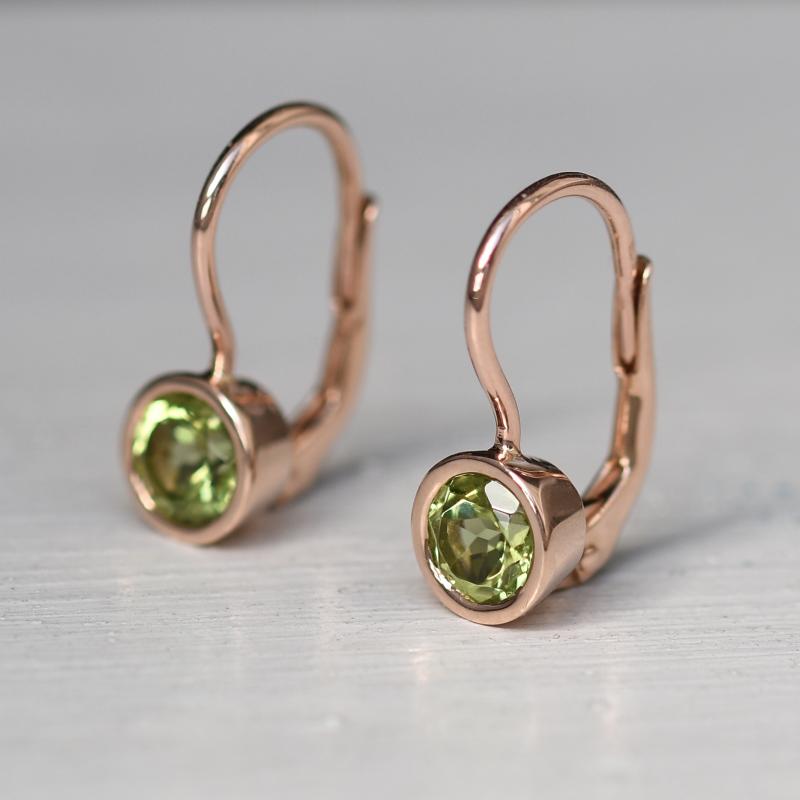 Zauberhafte goldene Ohrhänger mit Olivinen Talischa 47692