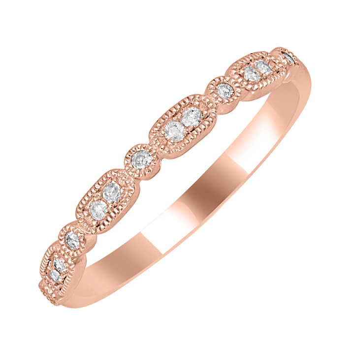Goldener Halb-Eternity Ring mit Diamanten Liam 59612
