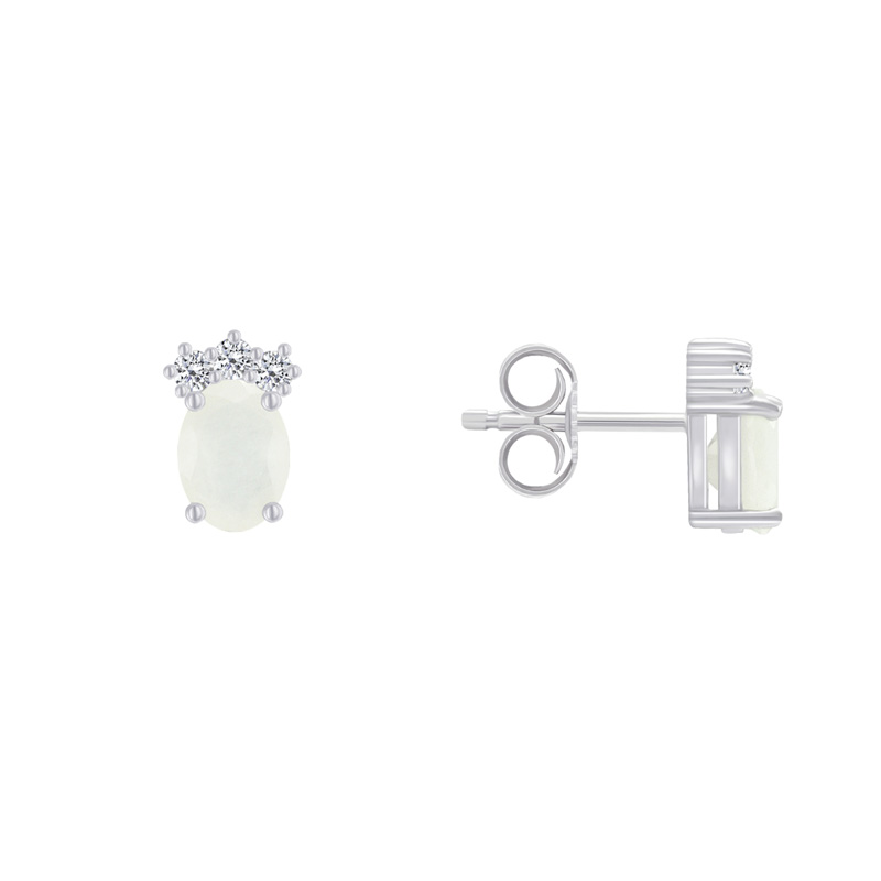 Ohrringe in Silber mit Topas und Mondstein Perkin 71822