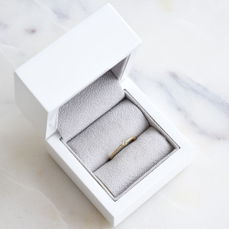 Silberner Ring mit Diamanten im Hammerschlag-Design Milan 86142
