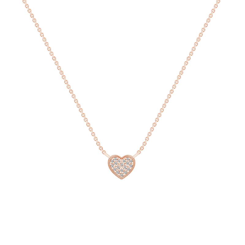 Diamant-Halskette in Herz-Form Sie 92662