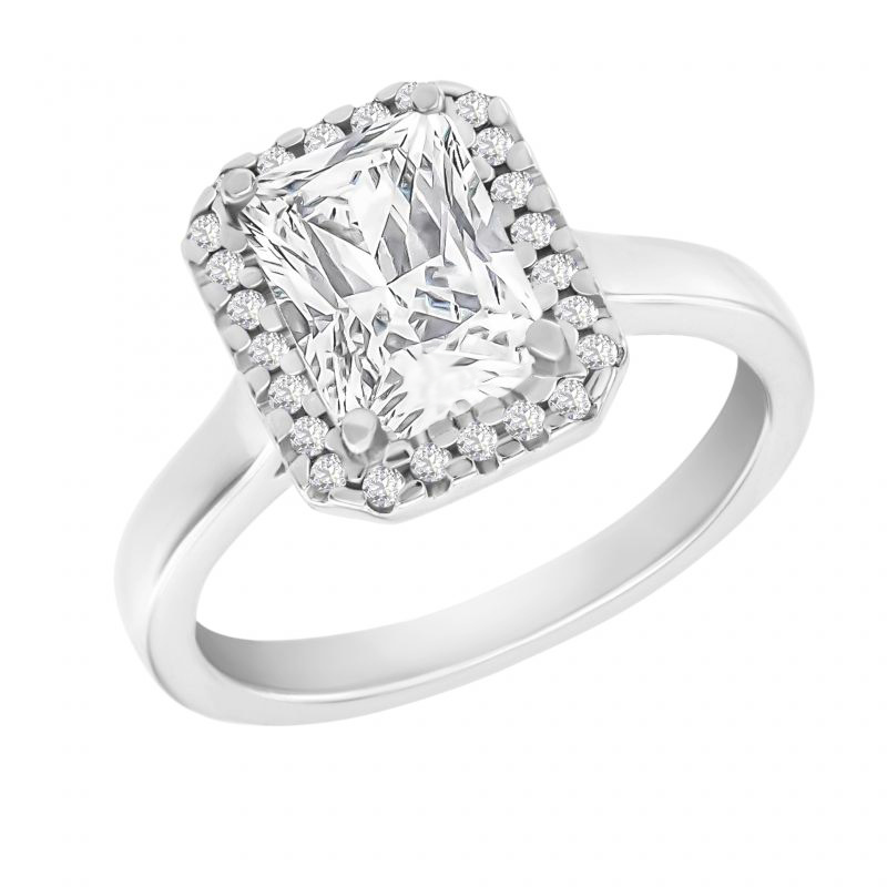 Verlobungsring mit Emerald-Diamant Valma 117883