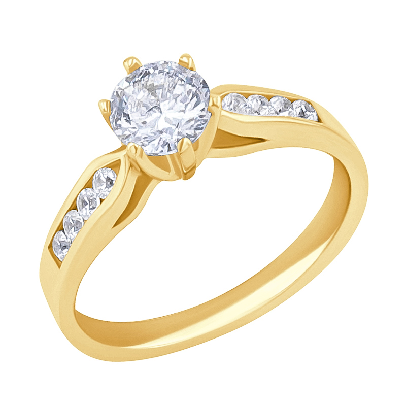 Verlobungsring mit Diamanten aus Gold Mita 128963