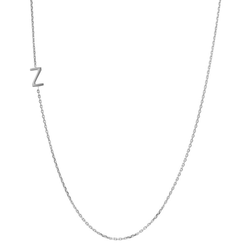Personalisierte Halskette mit Buchstabe Lupe 18993