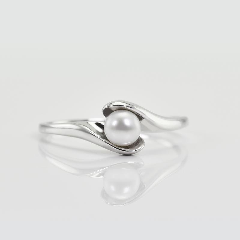 Ring mit weißer Perle 27833