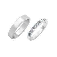 Eternity Ring für Hochzeit und flatter Ring Etensa