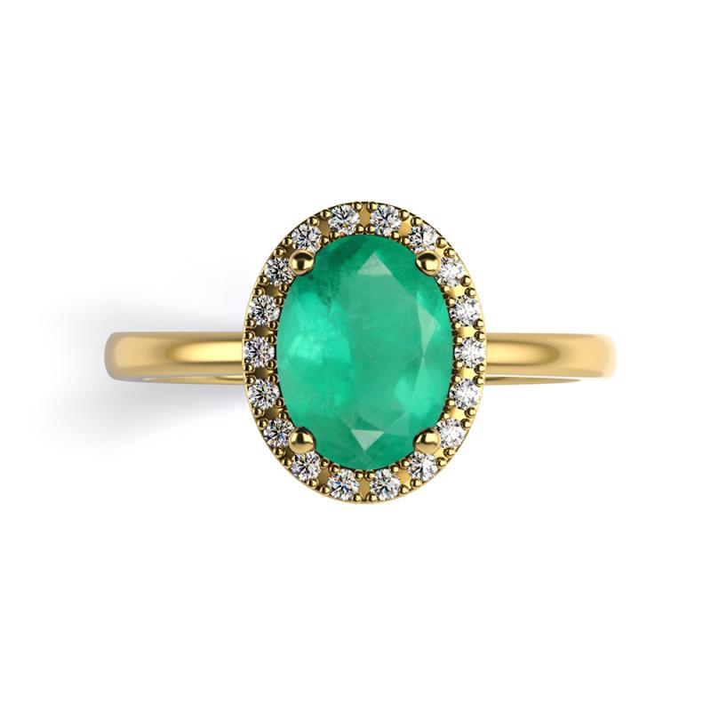 Smaragdring mit Diamanten Arya 40433