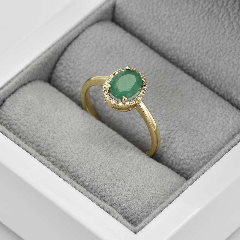 Smaragdring mit Diamanten Arya 45353