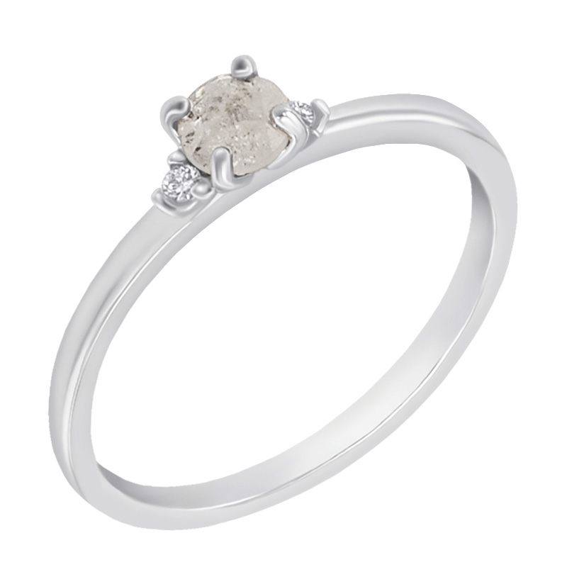 Verlobungsring mit Salt´n´Pepper Diamant Ariadne 69533