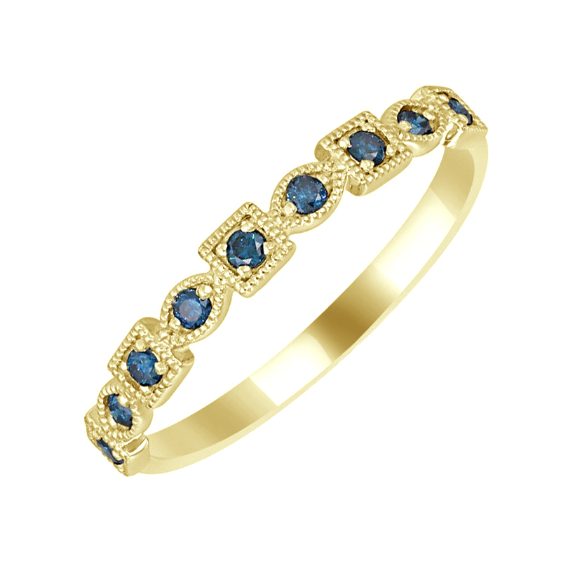 Ring mit blauen Diamanten 69713