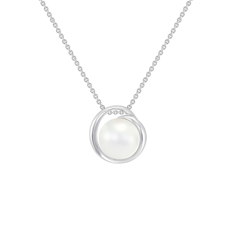 Romantische Silberkollektion mit Perlen Mikhail 70093