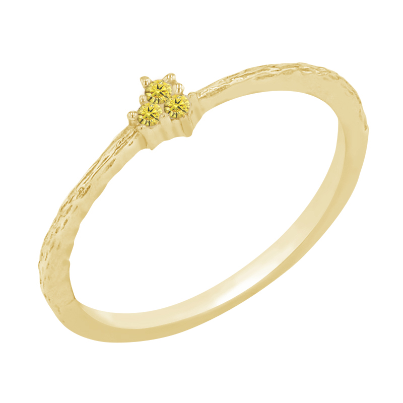Ring mit gelben Diamanten Galus 86053