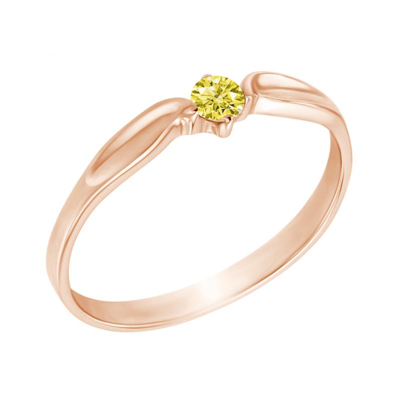 Verlobungsring mit gelben Diamant Amrusha 10604