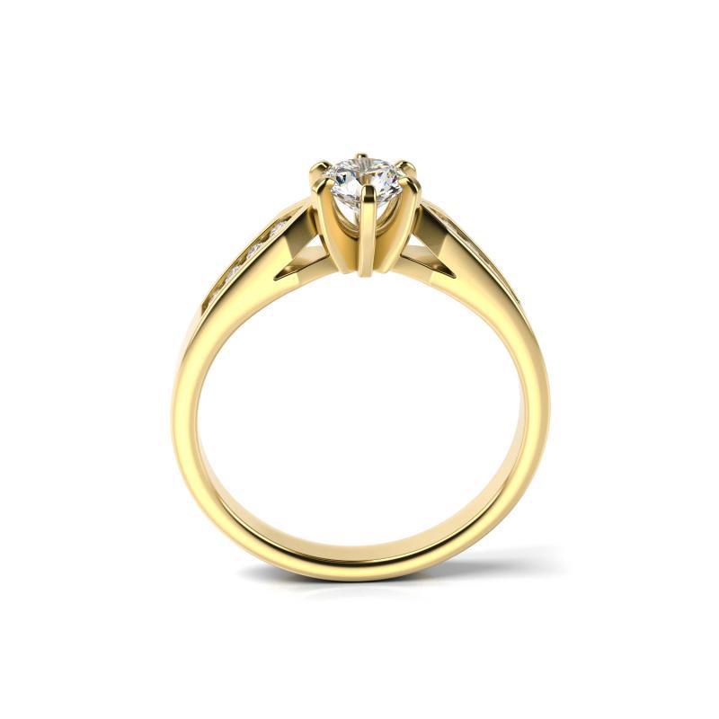 Verlobungsring mit Diamanten aus Gold Mita 12274