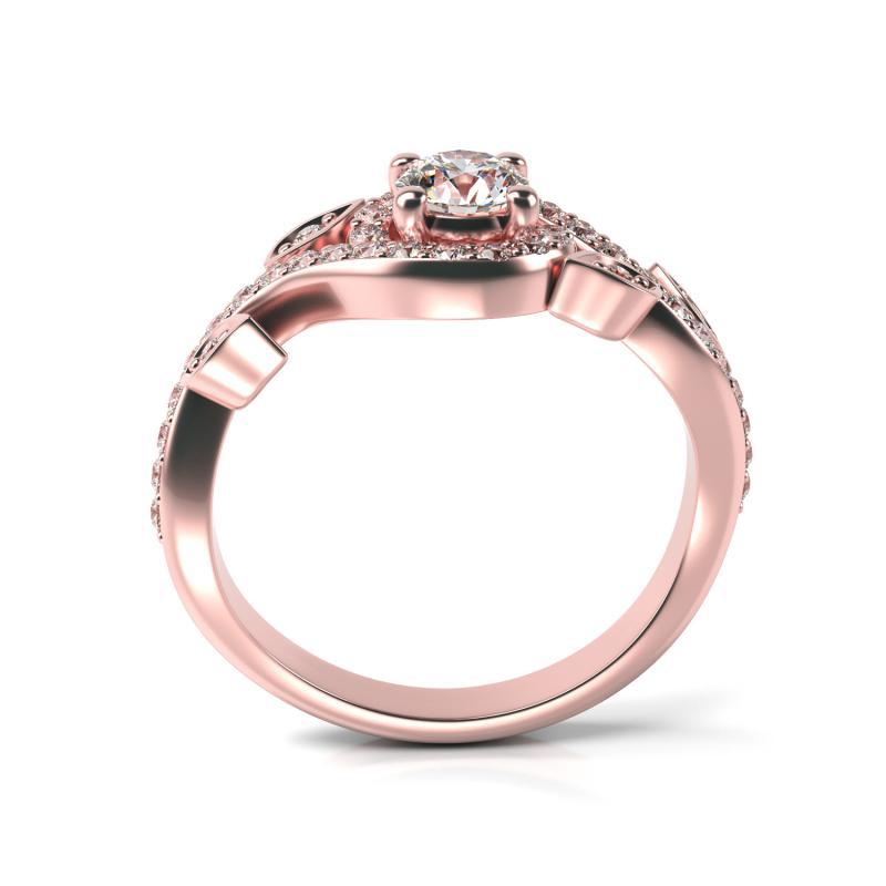 Goldener Vintage-Ring mit Diamanten Gario 12764