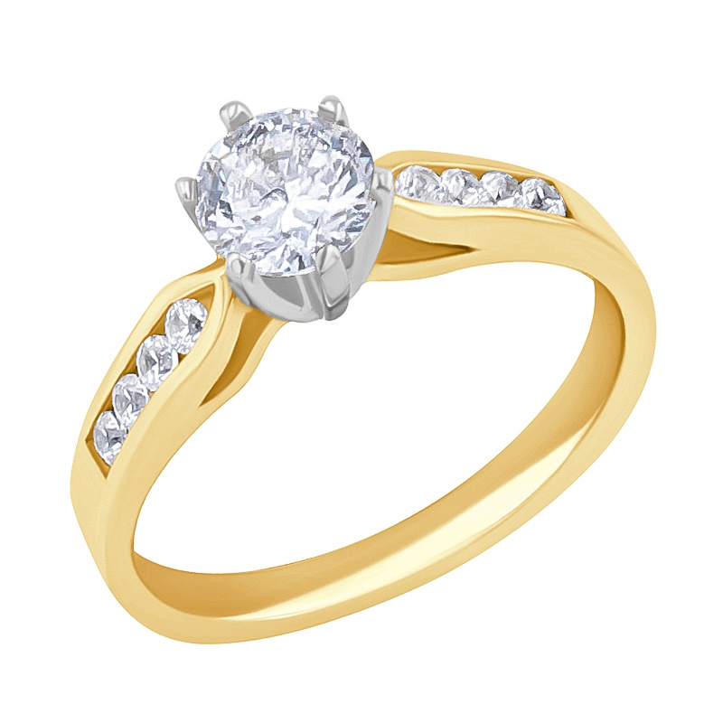 Verlobungsring mit Diamanten aus Gold Mita 129464
