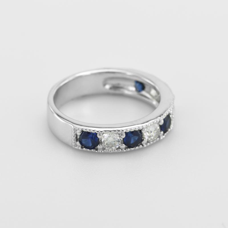 Memoire Ring aus Silber mit Saphiren Ednah 49694