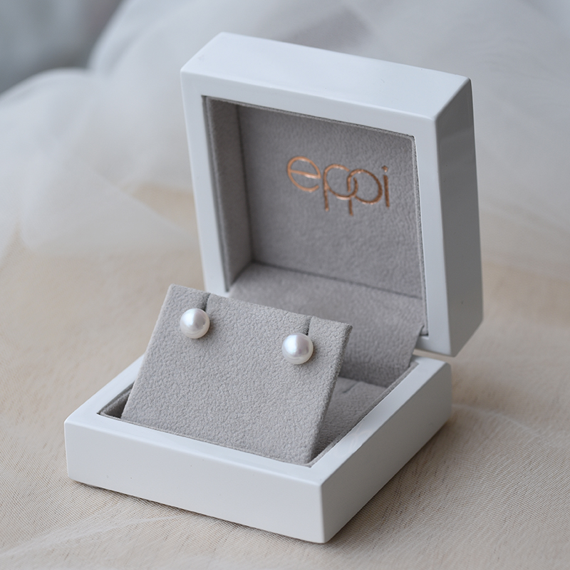 Ohrringe Perlen in Eppi-Geschenkbox 64554