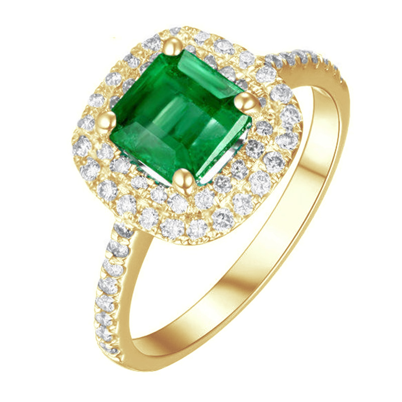 Ring mit Diamanten und Smaragd Dilis 104205