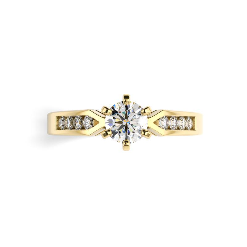 Verlobungsring mit Diamanten aus Gold Mita 12275