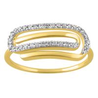 Ring aus Gold mit Lab Grown Diamanten Rebeca