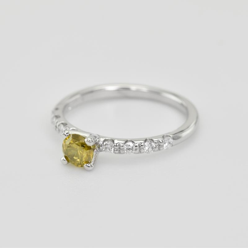 Ring mit gelbem Diamanten 22905