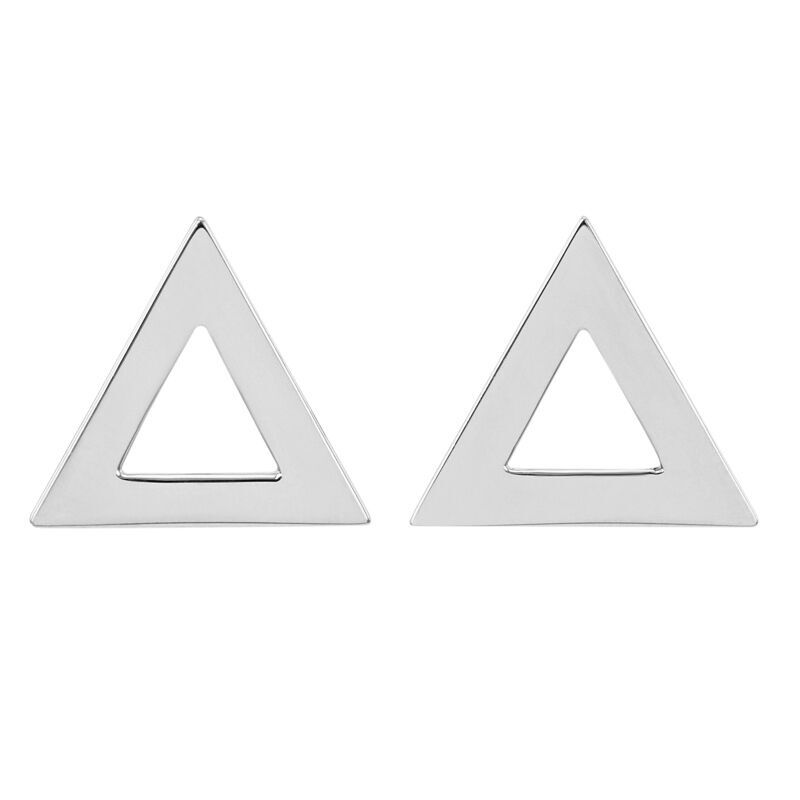 Goldene maxi Dreieck-Ohrringe Beli 28705