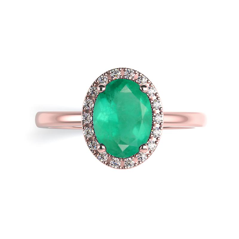 Smaragdring mit Diamanten Arya 40435