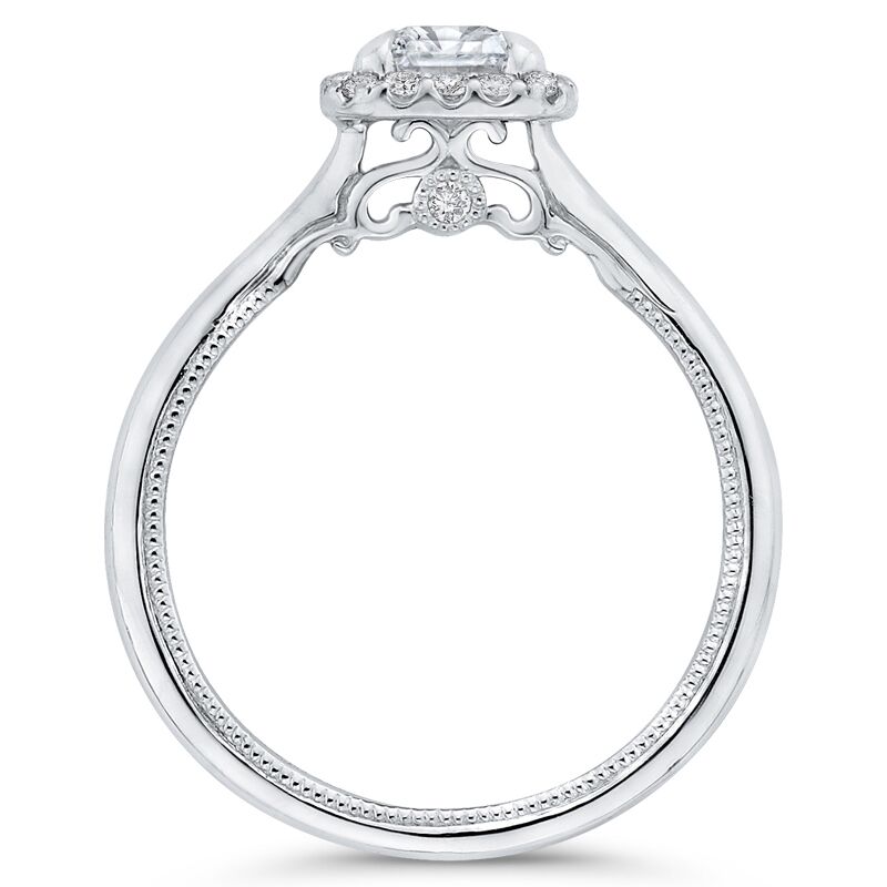 Diamant Verlobungsring Smaragd-Schliff 46455