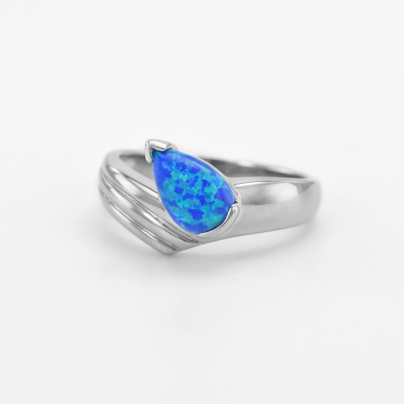 Silberner Ring mit Opal 46705