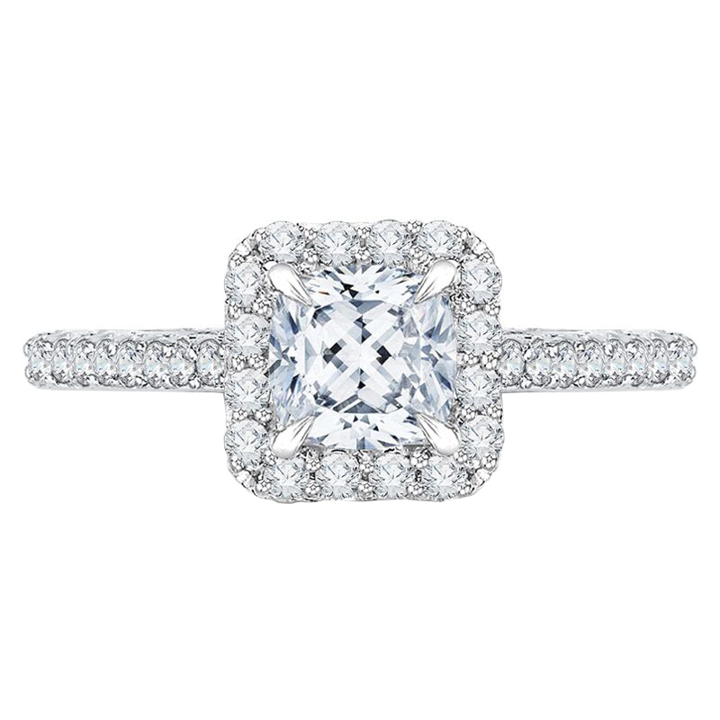 Verlobungsring aus Gold mit Cushion-Diamant Carmelo 59265