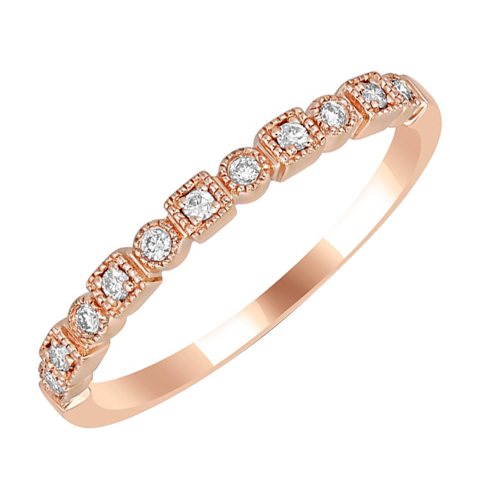 Ring aus Gold mit Diamanten halbbesetzt Chryssa 59605