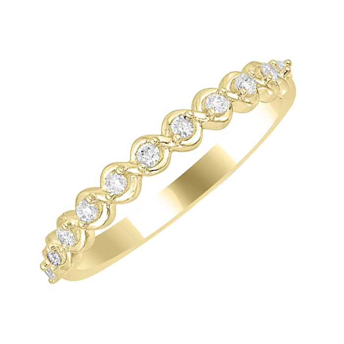 Eternity Ring aus Gold mit weißen Diamanten Lalia 59625