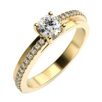 Verlobungsring aus Gold mit Diamanten Calda