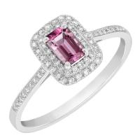 Wunderschöner Ring mit Turmalin und Diamanten Honna