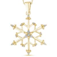 Schneeflocke mit Diamanten Aya