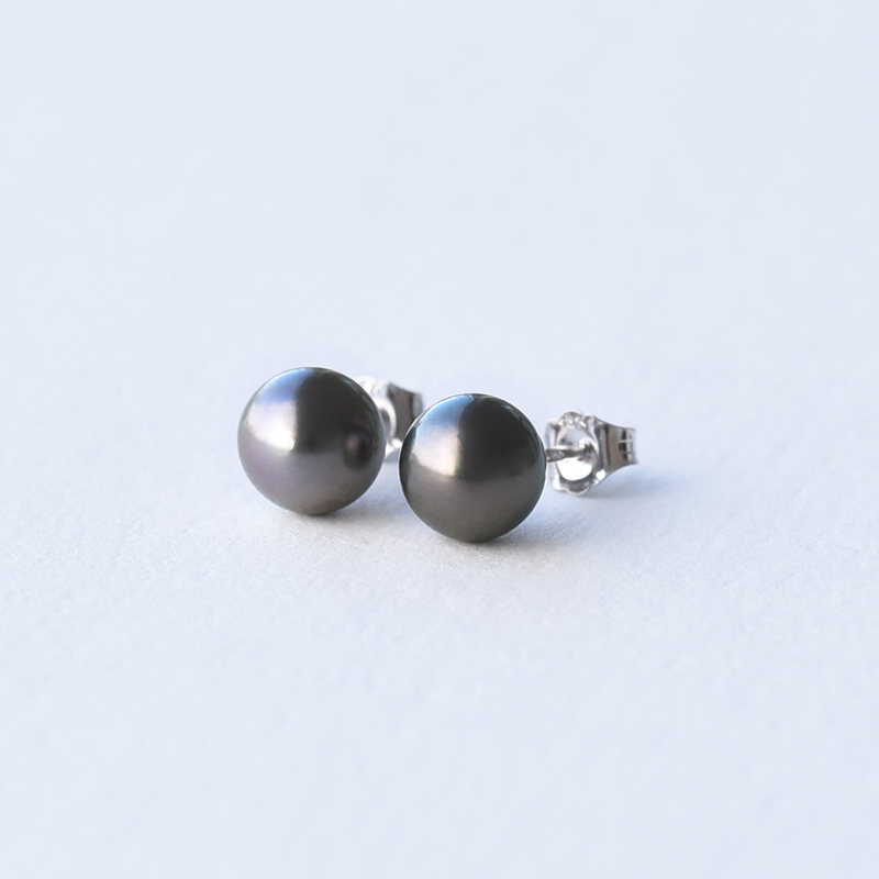 Elegante Ohrringe mit schwarzen Perlen Balbe 78425